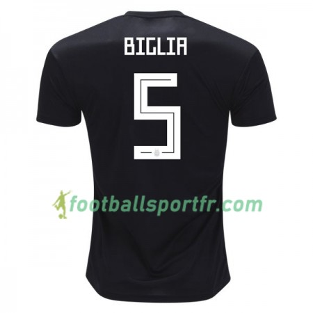 Tenue Argentine Biglia 5 Exterieur Coupe du monde 2018 Maillot de Foot